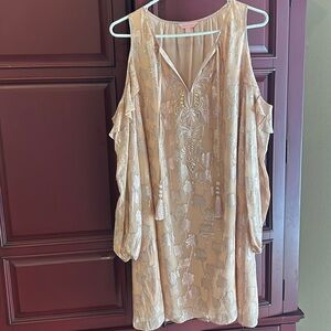 LILLY PULITZER ~ Embellished MARLYSE Silk Shift Dress Sz L